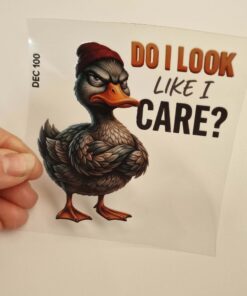 UV DTF – DEC 100 10cm decal for Libbey - Duck