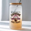 UV DTF – DEC 141 10cm decal for Libbey - Running on caffeine