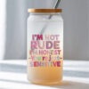 UV DTF – DEC 150 10cm decal for Libbey - I'm not rude