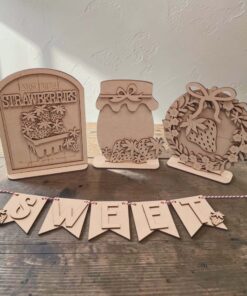 Fence Bench - Strawberries