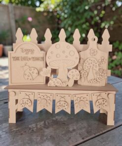 Fence Bench - Ladybird