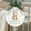 Baby Germ bauble - teddy green