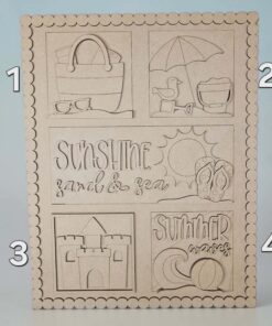 Large Frame interchangeable - Beach