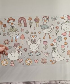 UV DTF – SHE 009 sheet of geese