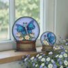 Snowglobe Interchangeable - Butterfly and daisy