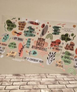 Alternative view of UV DTF – WRP 043 - Libbey wrap Mum affirmation