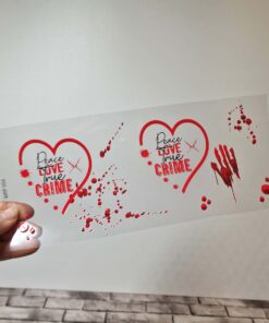 Alternative view of UV DTF – WRP 056 - Libbey wrap Crime