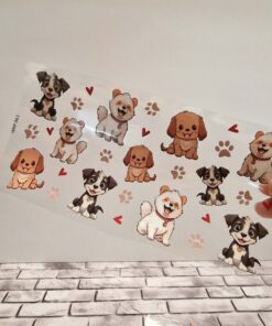 Alternative view of UV DTF – WRP 063 - Libbey wrap Dogs