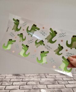 Alternative view of UV DTF – WRP 064 - Libbey wrap Crocodile