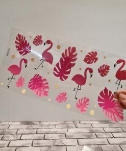 Alternative view of UV DTF – WRP 071 - Libbey wrap Flamingo