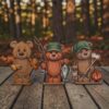 Dad bears on base