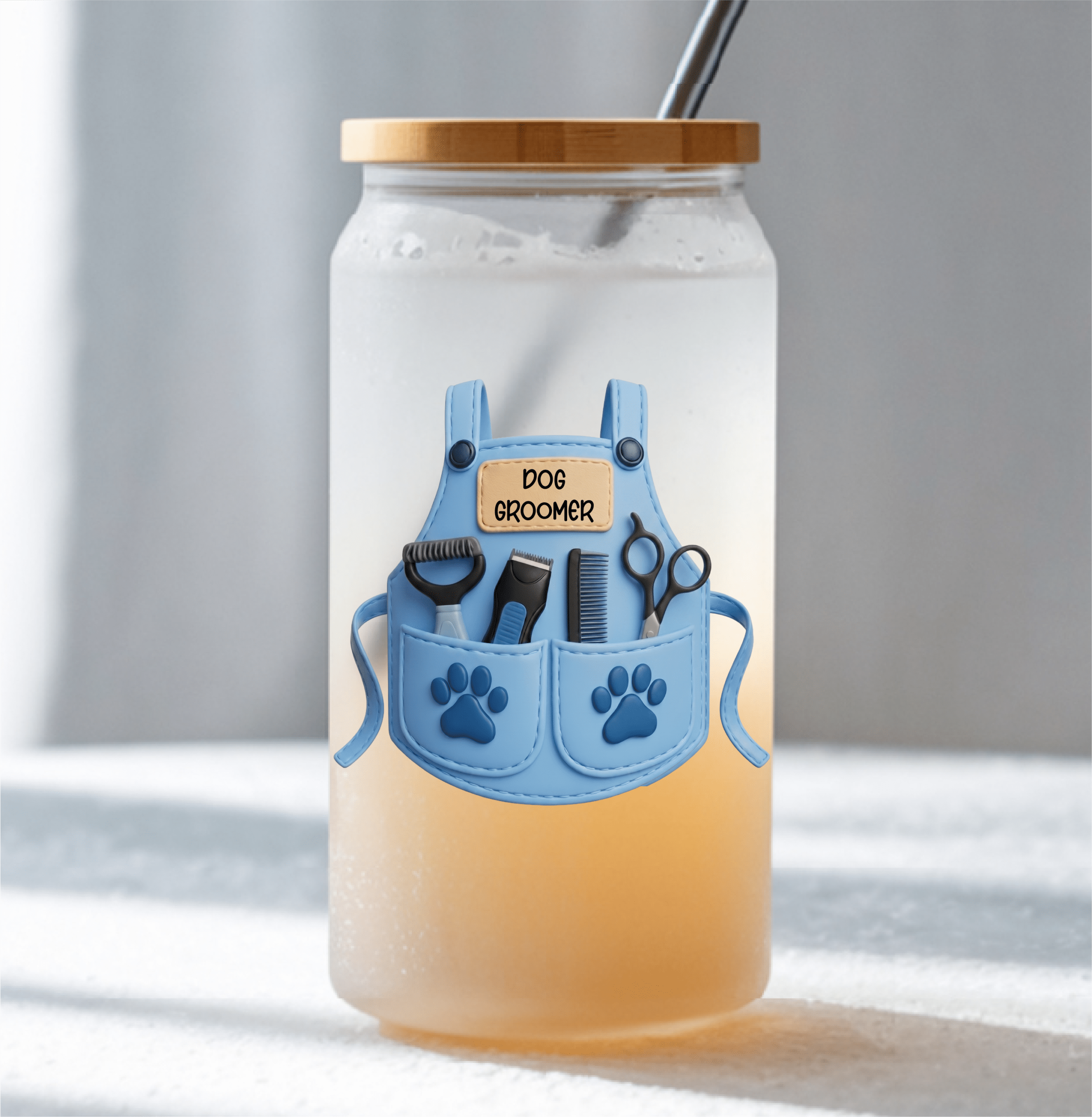 Sublimation sheet - Mug wrap 11oz - 040 Dog Groomer