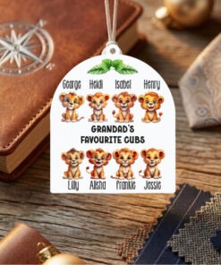 UV DTF - FA 016 - Fathers day Cubs for 10cm arch top baubles