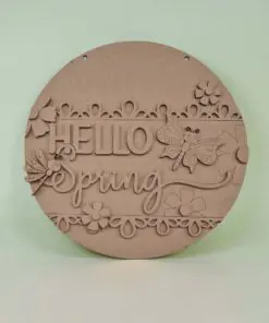 Alternative view of Hello Spring Frilly 23cm round