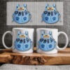 Sublimation sheet - Mug wrap 11oz - 042 Blue Groomer