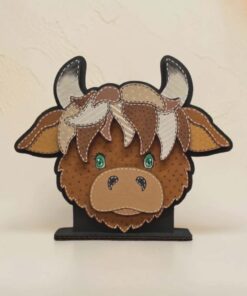Patchwork highland cow