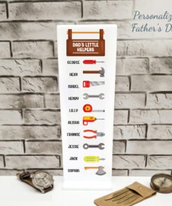 UV DTF - FA 004 - Fathers day Tools for polaroid tall blanks