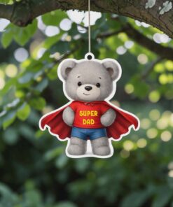 UV DTF - FA 018 - Super Teddy Bauble