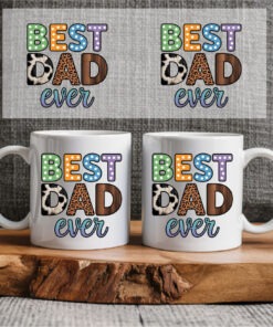 Sublimation sheet - Mug wrap 11oz - 037 Best Dad