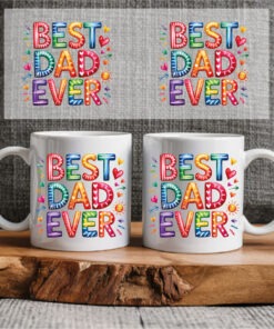 Sublimation sheet - Mug wrap 11oz - 038 Dad bright