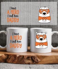 Sublimation sheet - Mug wrap 11oz - 055 Daddy dog