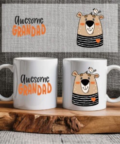 Sublimation sheet - Mug wrap 11oz - 057 Grandad dog