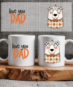 Sublimation sheet - Mug wrap 11oz - 059 Dad dog