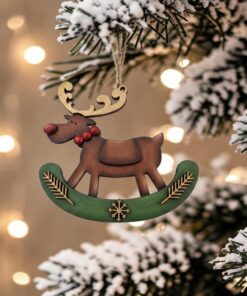 Moose Rocker Bauble