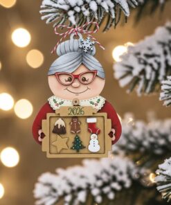 Mrs Claus Bakery bauble