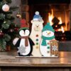 Penguin Bear SNowman on base