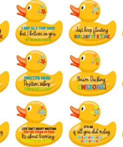 UV DTF – SHE 011 sheet of ducks