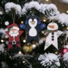 Star Santa Penguin and Snowman bauble
