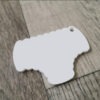 Fancy pants keyring blank with optional fastenings