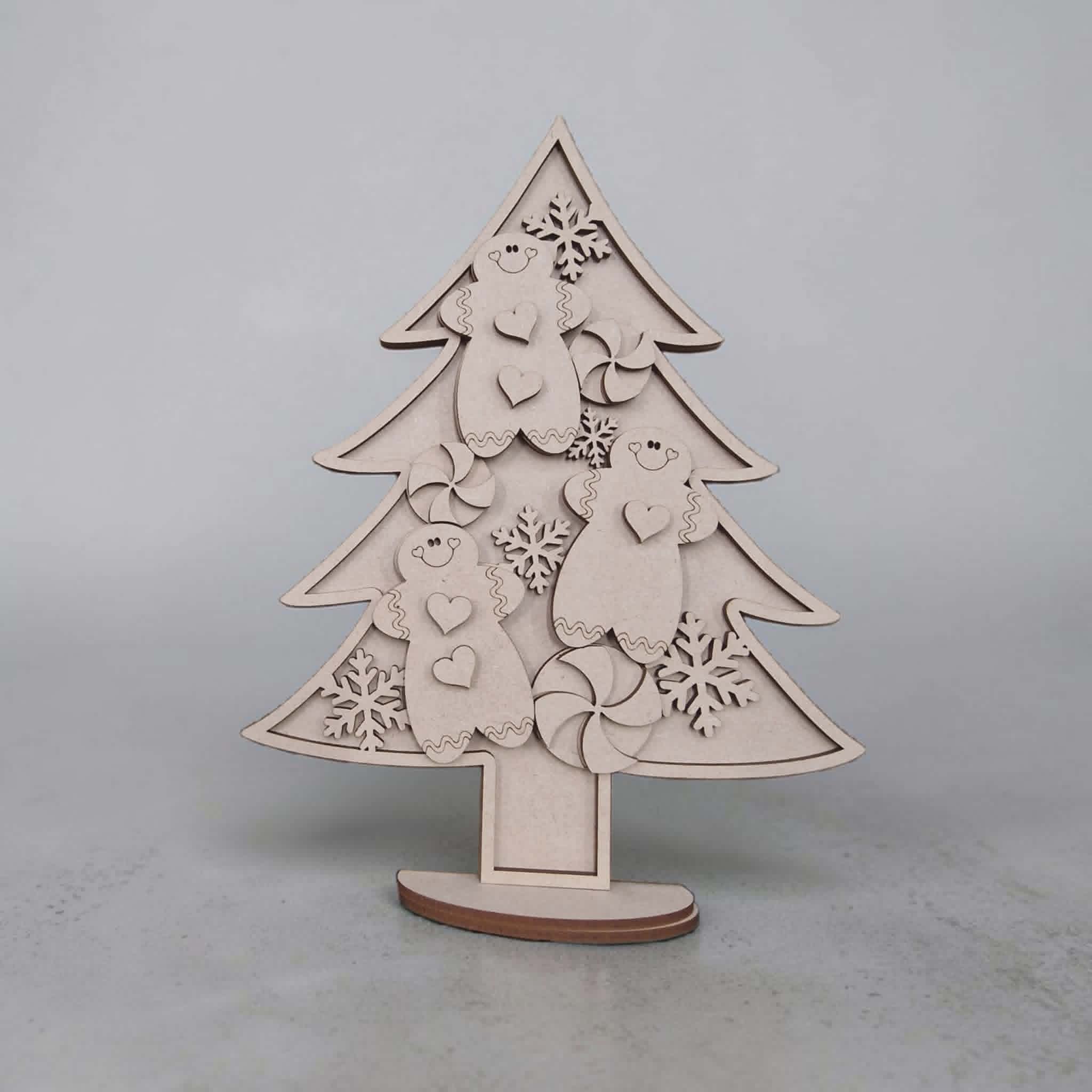 Layered Christmas tree - 6 designs - Image 4