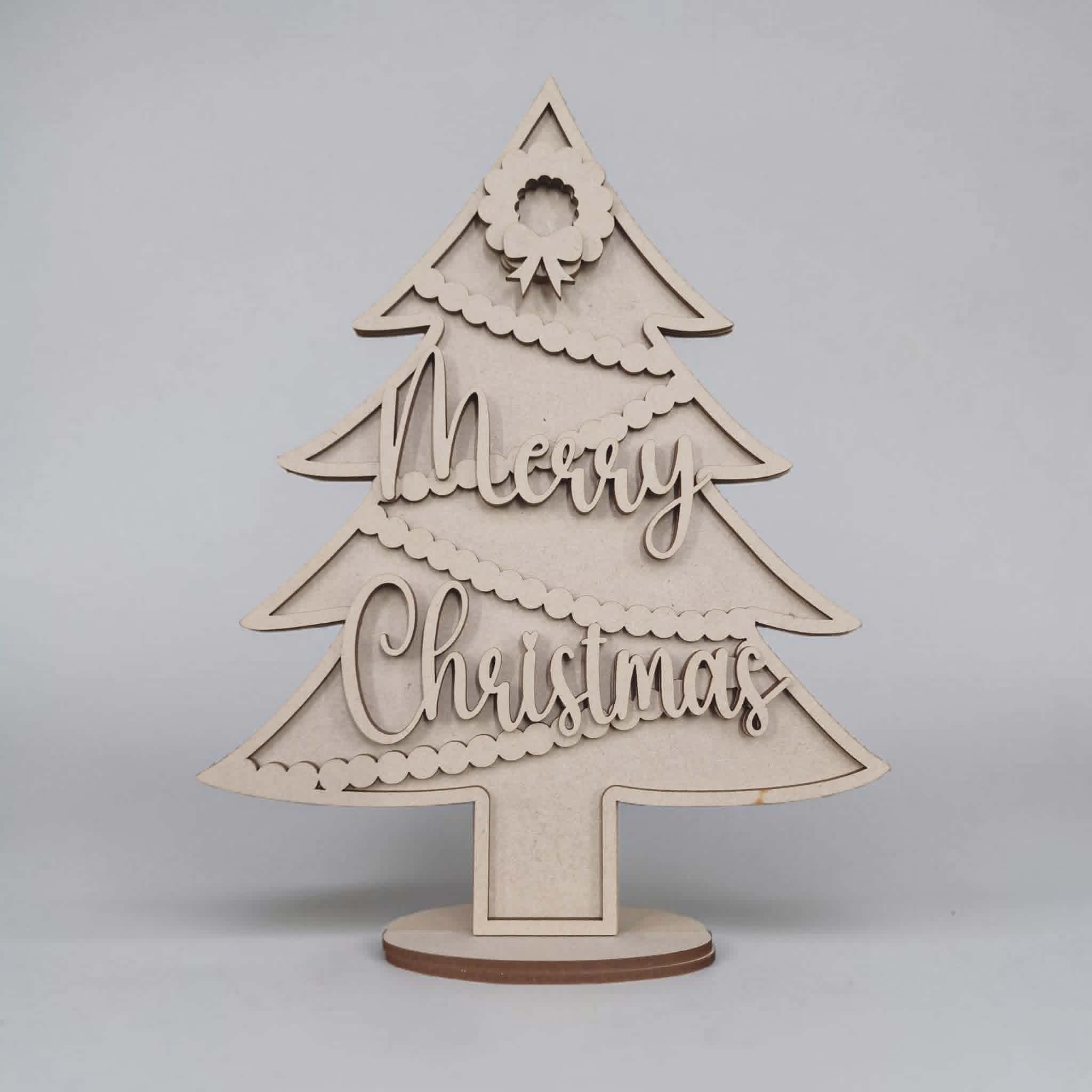Layered Christmas tree - 6 designs - Image 6