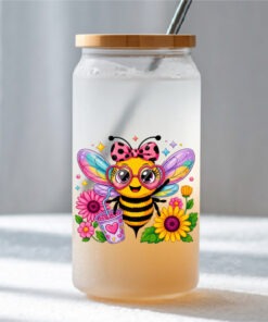 UV DTF – DEC 181 10cm decal for Libbey - Bee