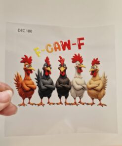 Alternative view of UV DTF – DEC 180 10cm decal for Libbey -  F-CAW-F