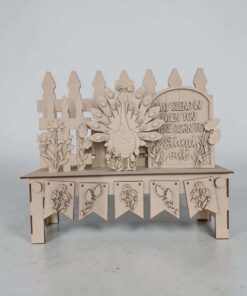 Fence Bench - Peacock