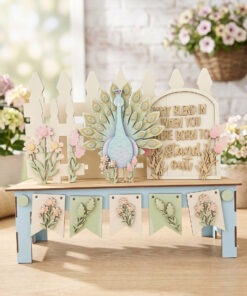 Fence Bench - Peacock