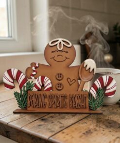 Gingerbread with block on base