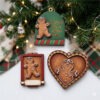 Gingerbread frame trio set