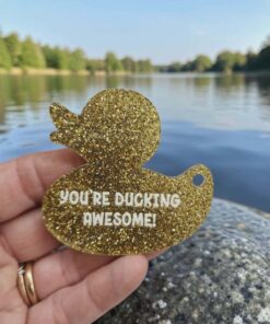 UV DTF - MS 029 - You're ducking awesome - 4 pack of text