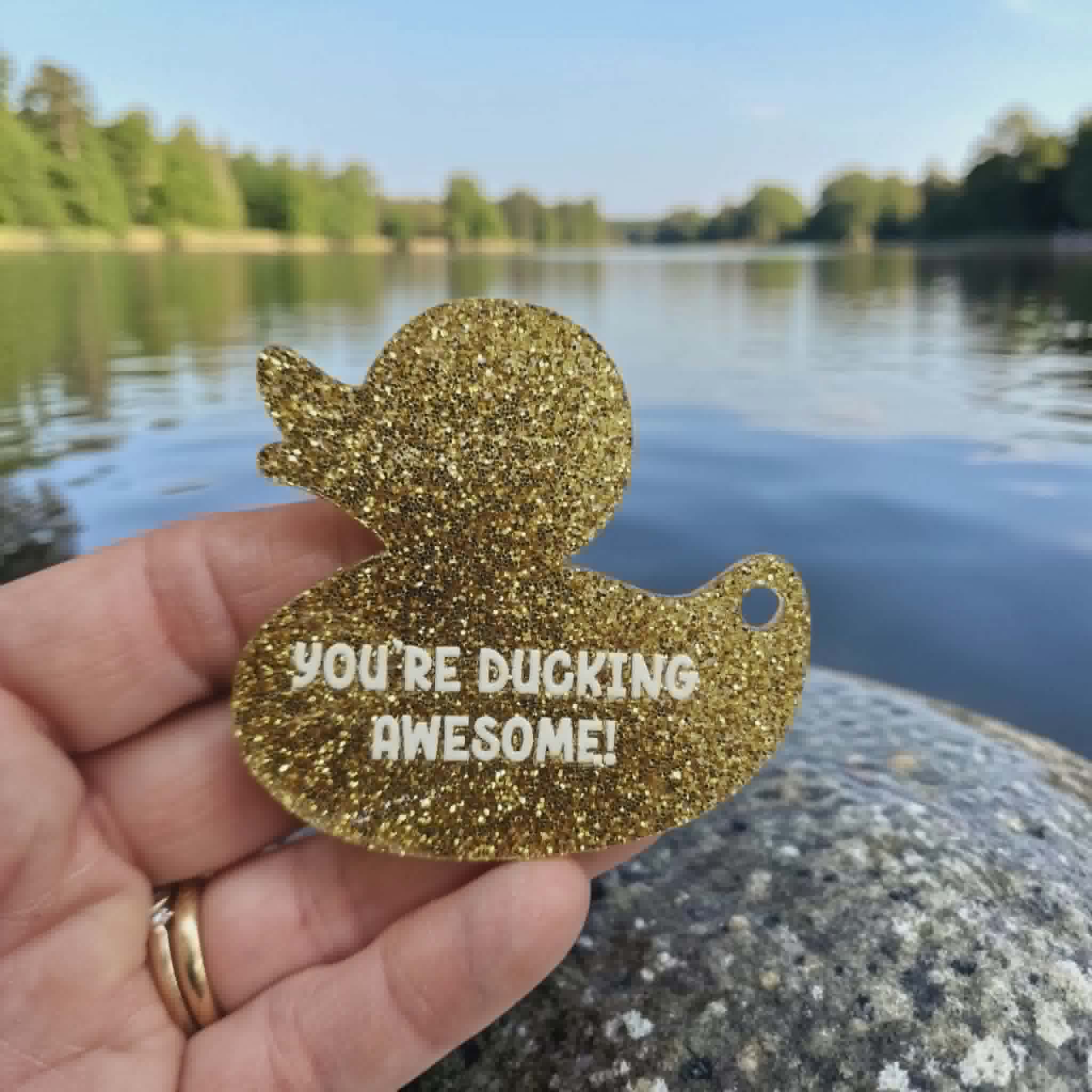UV DTF - MS 029 - You're ducking awesome - 4 pack of text
