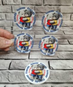 Alternative view of UV DTF – KR 041 forever friends hug