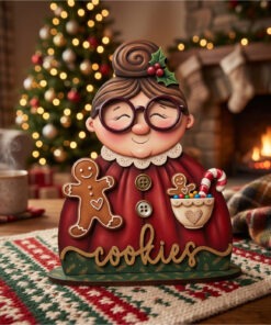 Large Mrs Claus on a base