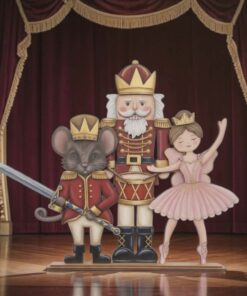 Mouse, Nutcracker and Ballerina on base