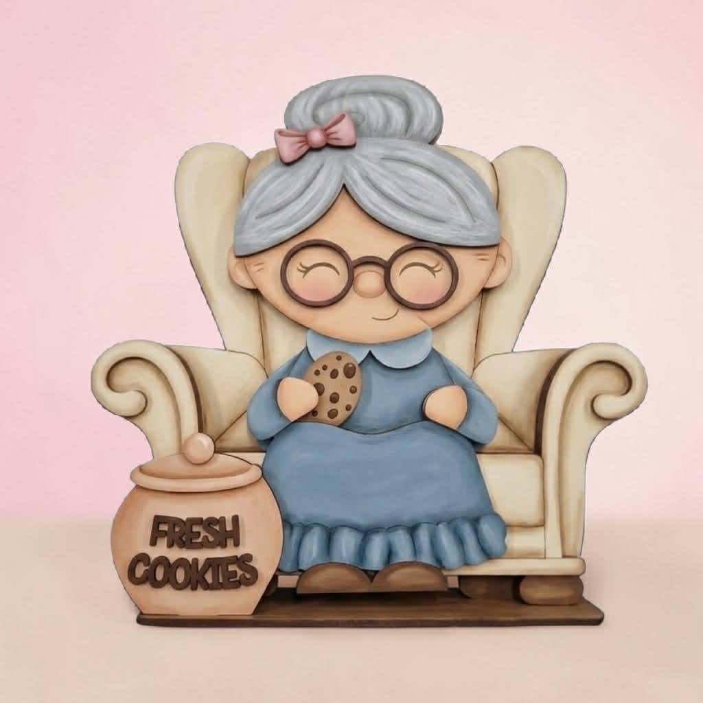 Mrs Claus shelf sitter with optional sofa
