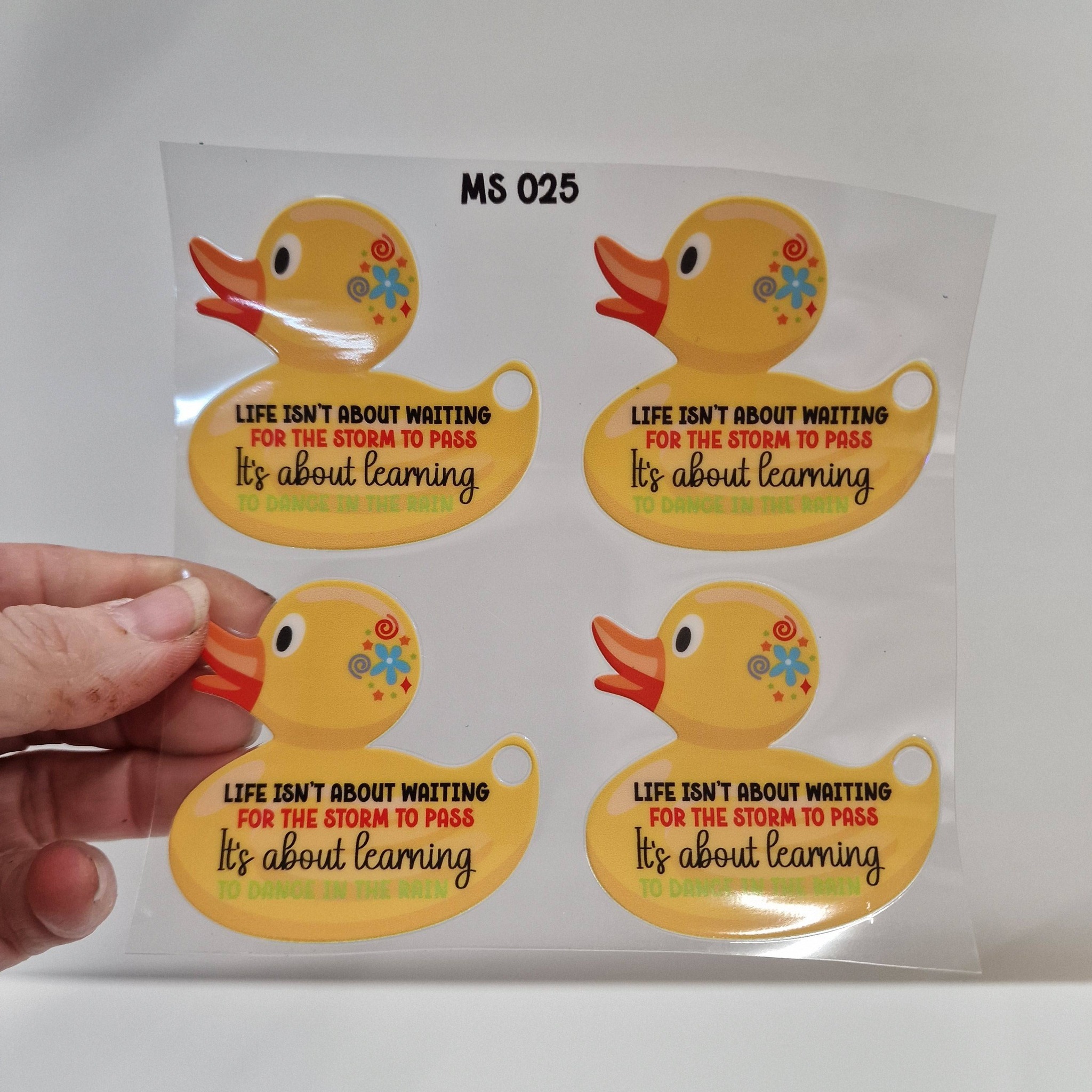 UV DTF - MS 021-026 - DUCK Keyring / magnet - 4 pack - Image 15