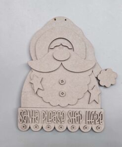 Prim Santa Door Hnager 27cm