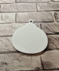 Pudding squish keyring blank with optional fastenings